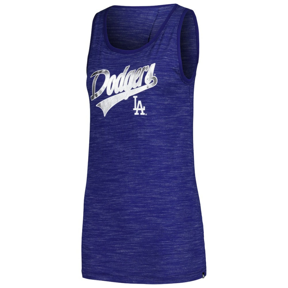Los Angeles Dodgers Women's Space-Dye Active Tank Top - Royal | New Era