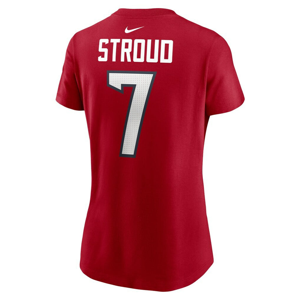 C.J. Stroud Houston Texans Women's Player Name & Number T-Shirt - Red | Nike for sale