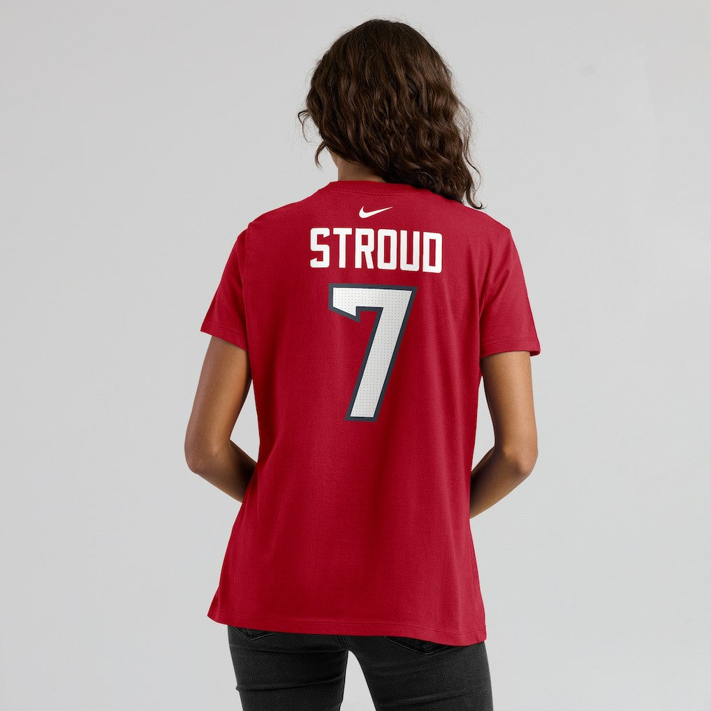 C.J. Stroud Houston Texans Women's Player Name & Number T-Shirt - Red | Nike for sale