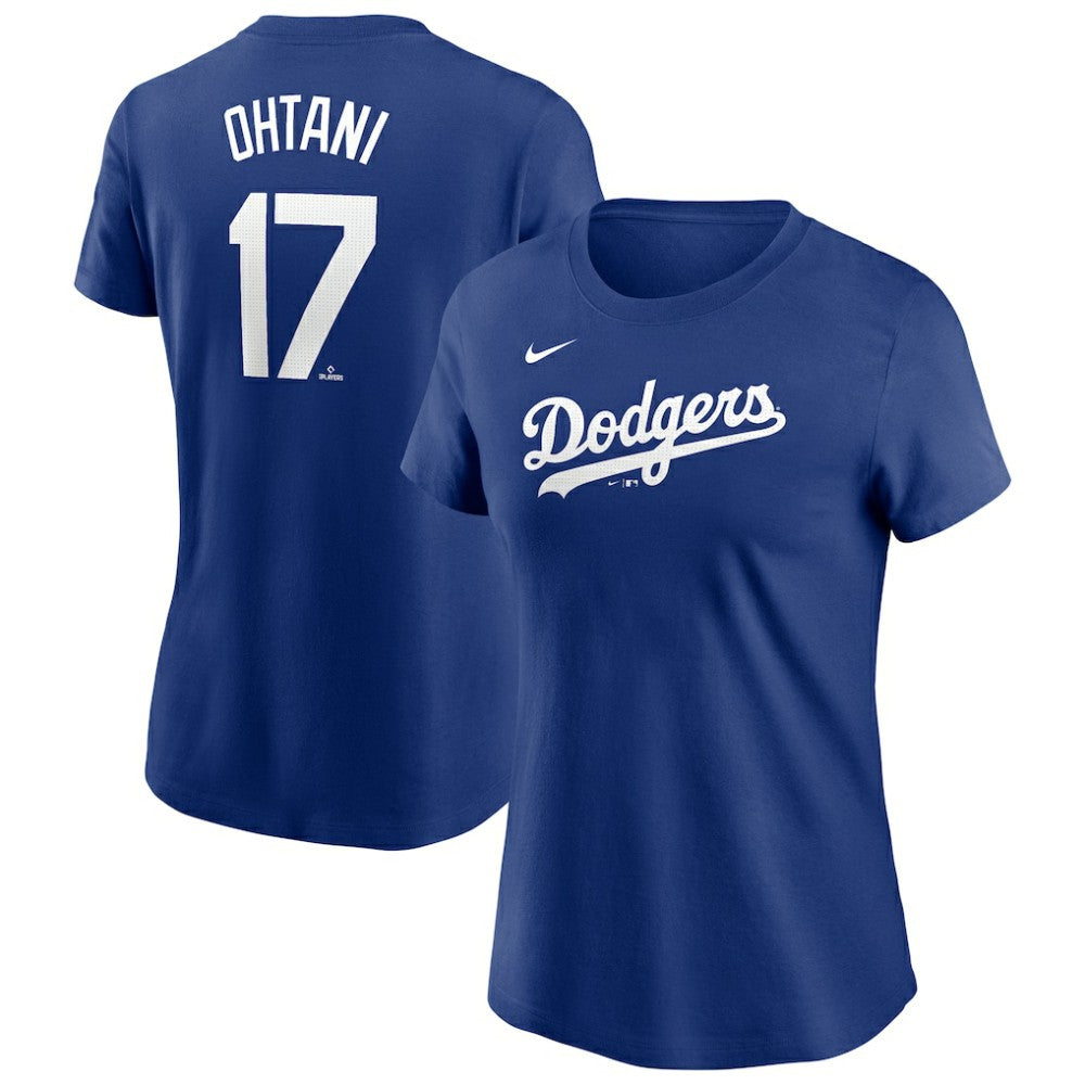 Shohei Ohtani Los Angeles Dodgers Women's Cooperstown Collection Fuse Name & Number T-Shirt - Royal | Nike