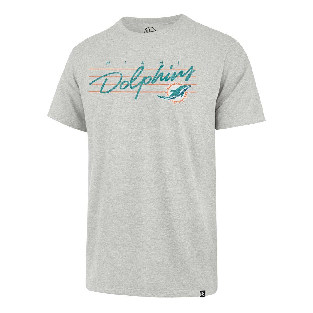 Miami Dolphins '47 Downburst Franklin T-Shirt - Gray cheap