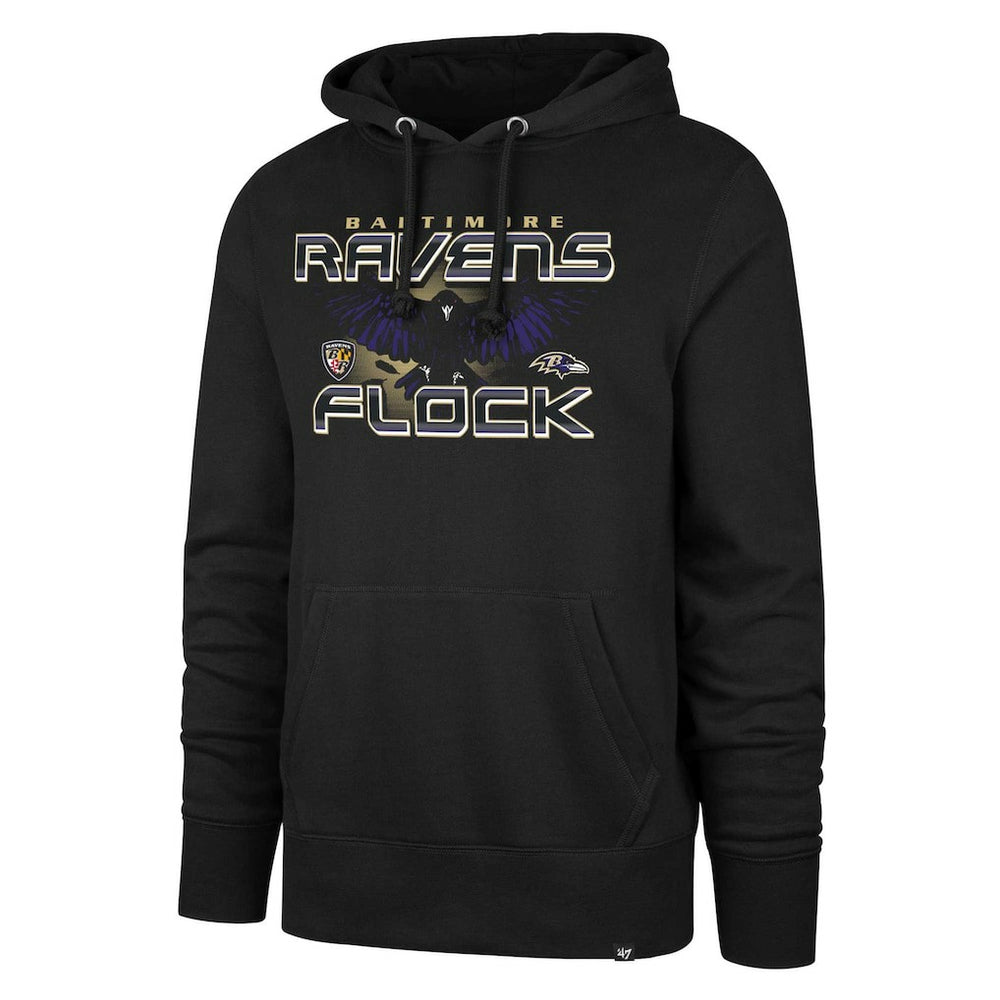 Baltimore Ravens '47 Ravens Flock Regional Headline Pullover Hoodie - Black on sale