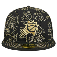 Phoenix Suns 59FIFTY Day Allover Print Stencil Fitted Hat - Black | New Era outlet