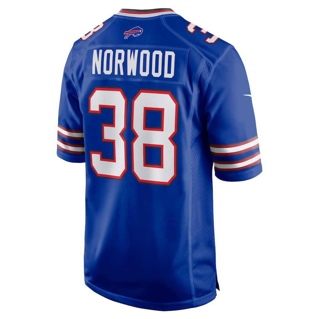 Tre Norwood Buffalo Bills Team Game Jersey - Royal | Nike discount