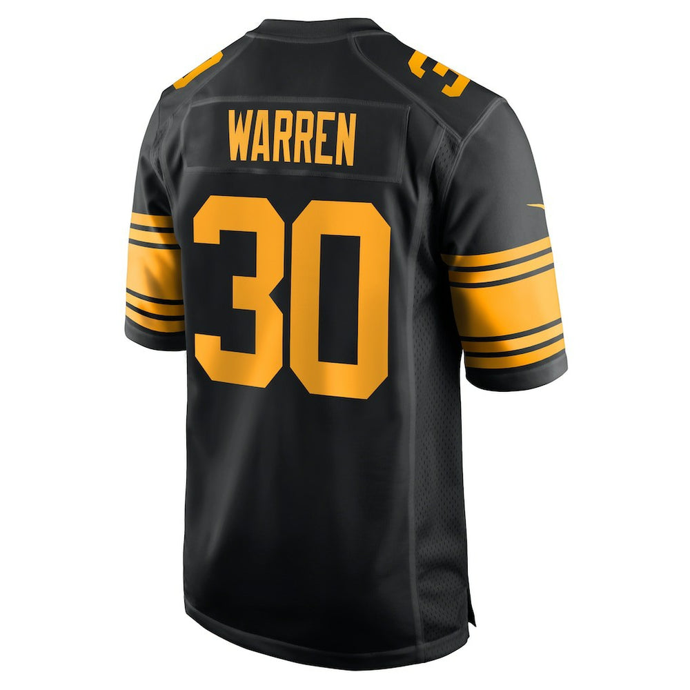 Jaylen Warren Pittsburgh Steelers Alternate Game Jersey - Black | Nike online