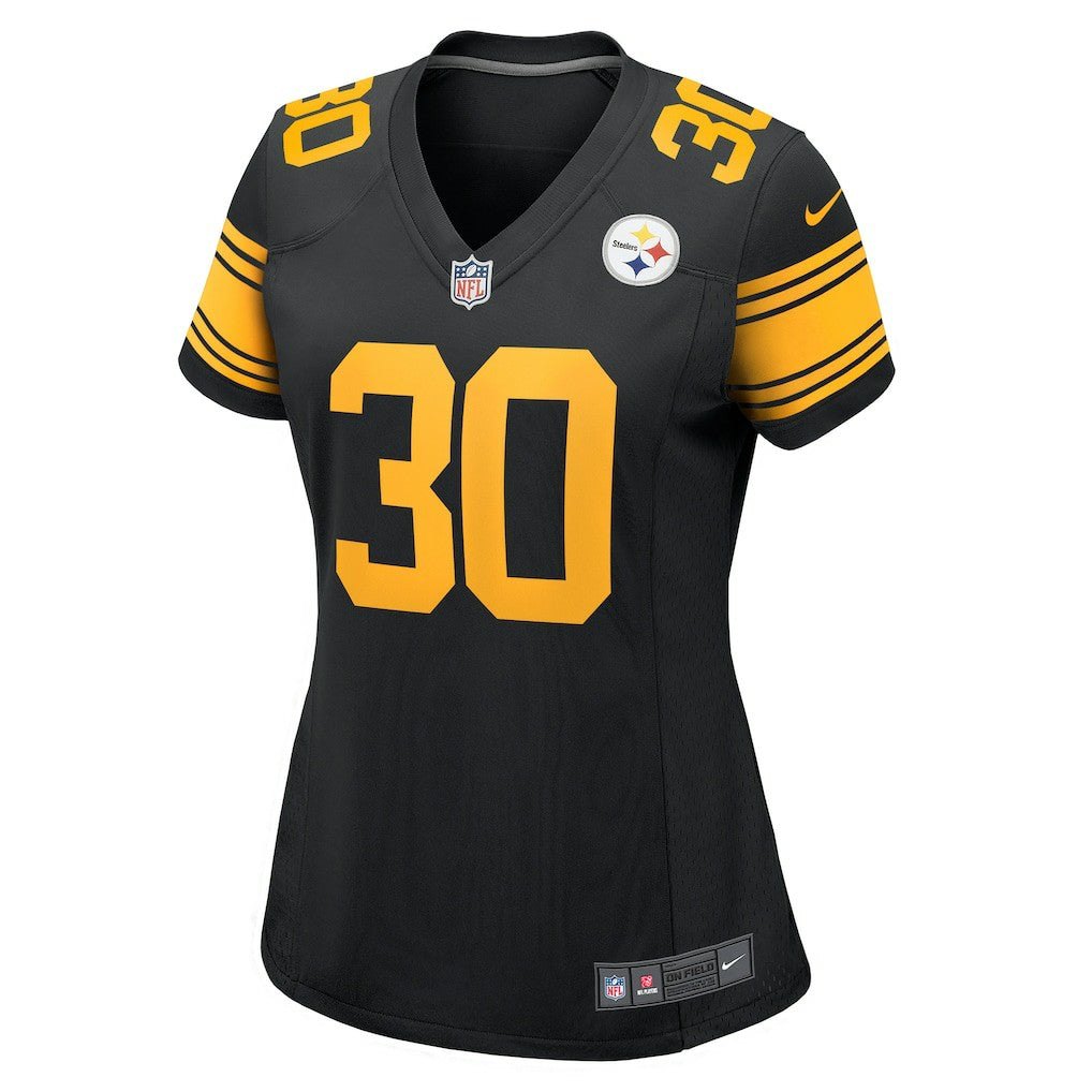 Jaylen Warren Pittsburgh Steelers Women's Alternate Game Jersey - Black | Nike cheap