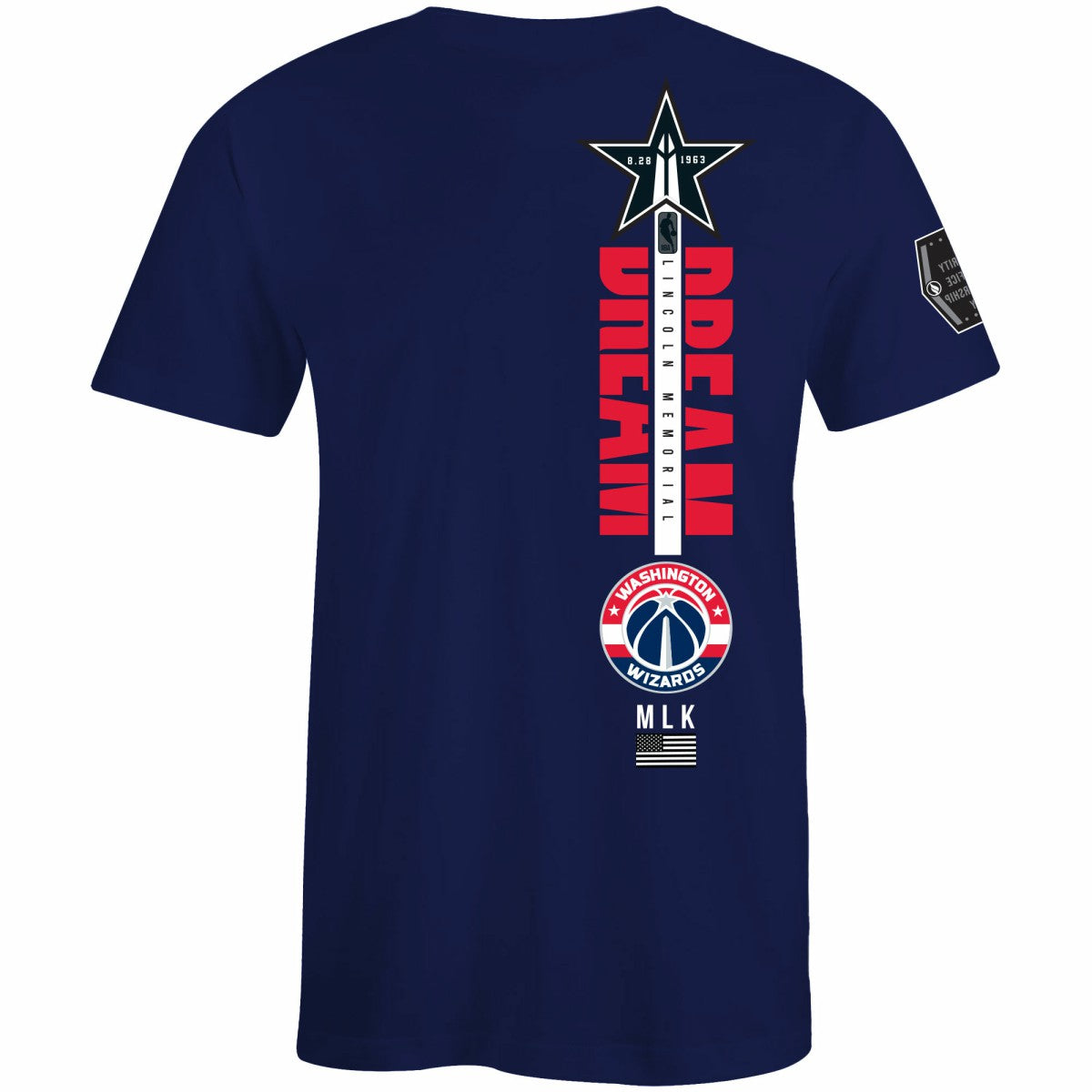 Washington Wizards FISLL x Black History Collection Unisex T-Shirt - Navy shop