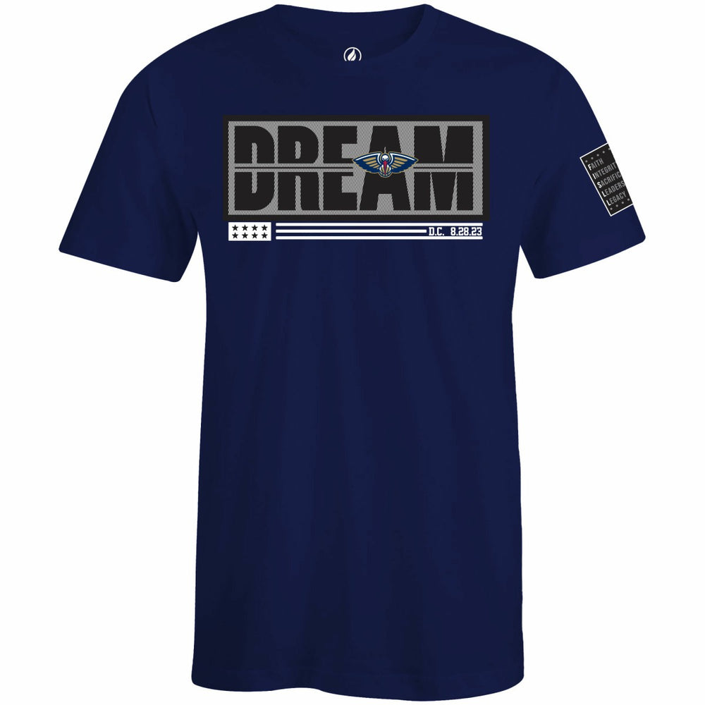 New Orleans Pelicans FISLL x Black History Collection Unisex T-Shirt - Navy shop