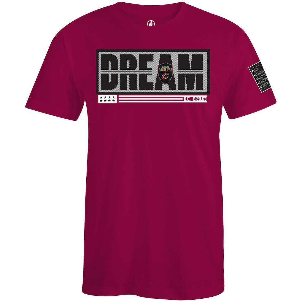 Cleveland Cavaliers FISLL x Black History Collection Unisex T-Shirt - Wine discount