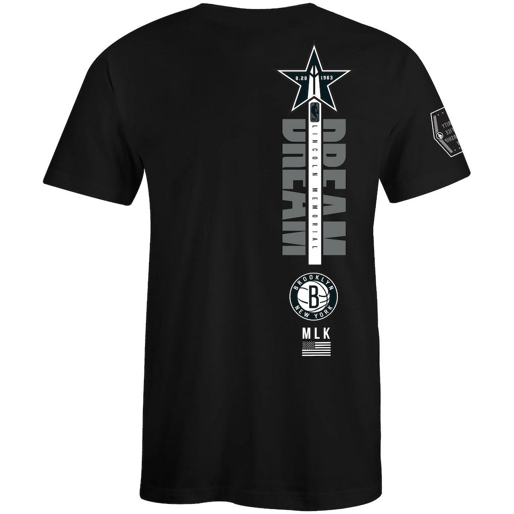 Brooklyn Nets FISLL x Black History Collection Unisex T-Shirt - Black outlet