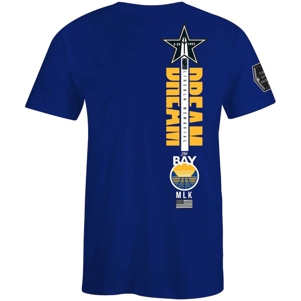 Golden State Warriors FISLL x Black History Collection Unisex T-Shirt - Royal shop