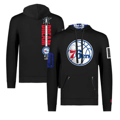 Philadelphia 76ers FISLL x Black History Collection Unisex Pullover Hoodie - Black outlet