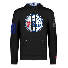 Philadelphia 76ers FISLL x Black History Collection Unisex Pullover Hoodie - Black outlet