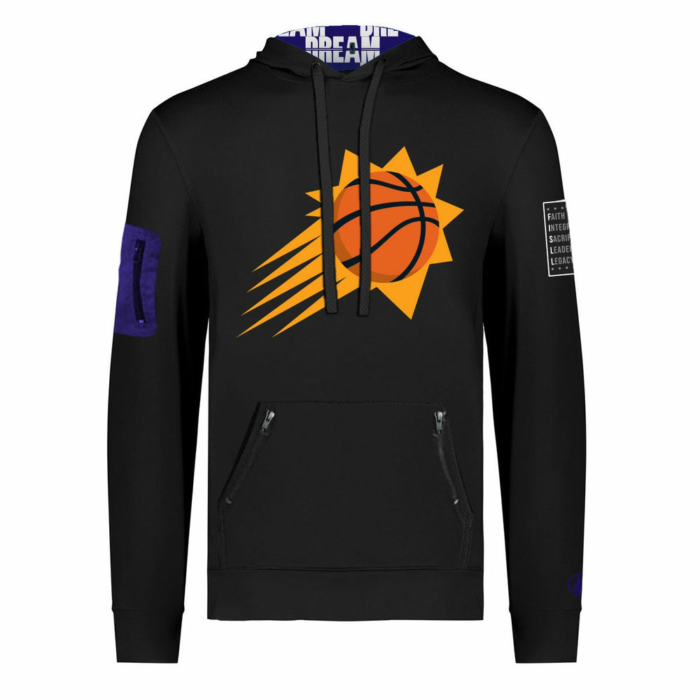 Phoenix Suns FISLL x Black History Collection Unisex Pullover Hoodie - Black cheap
