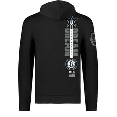 Brooklyn Nets FISLL x Black History Collection Unisex Pullover Hoodie - Black outlet