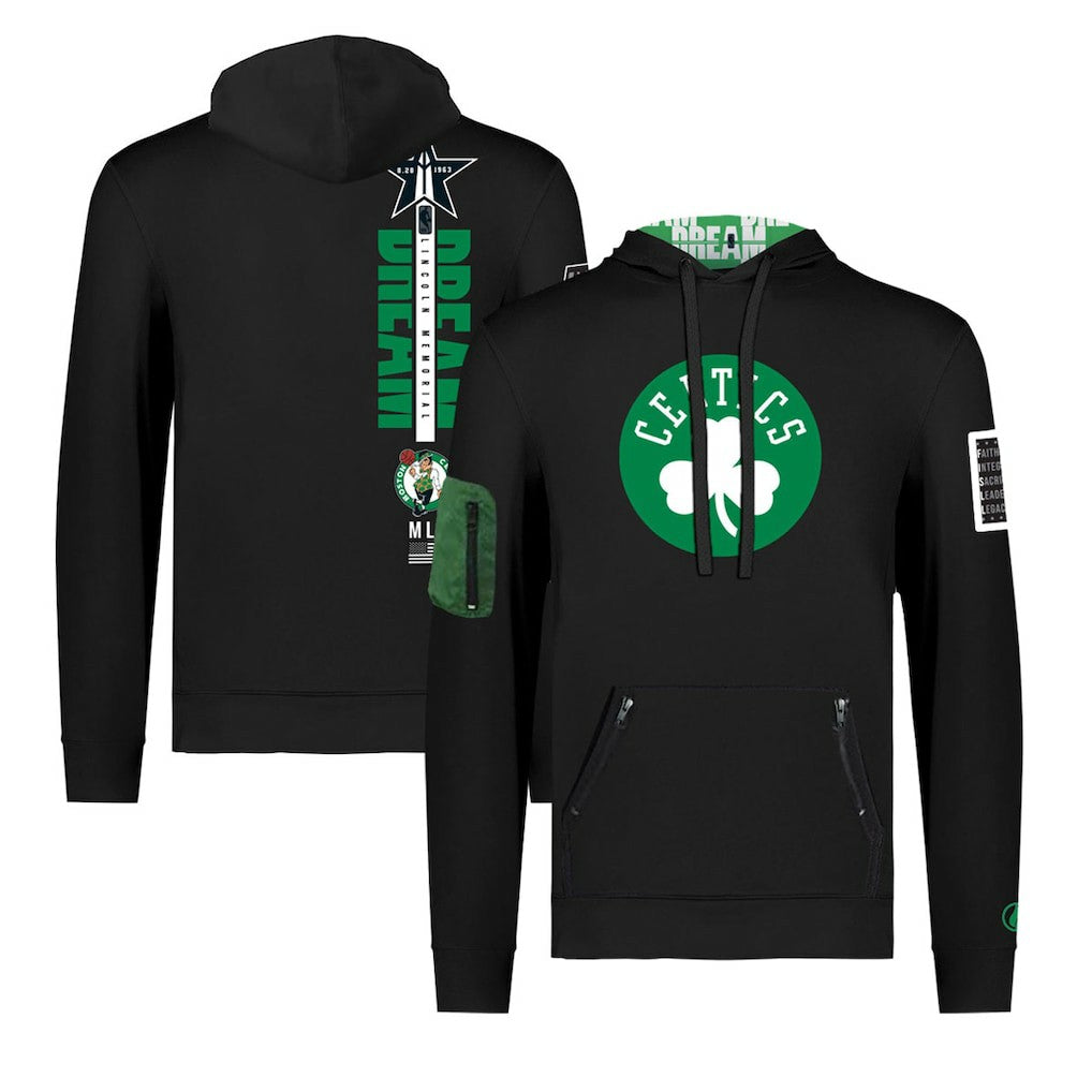 Boston Celtics FISLL x Black History Collection Unisex Pullover Hoodie - Black for sale