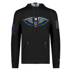 New Orleans Pelicans FISLL x Black History Collection Unisex Pullover Hoodie - Black for sale