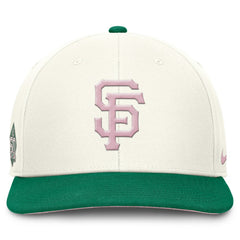 San Francisco Giants Sail Pro Performance Snapback Hat - Cream/Green | Nike