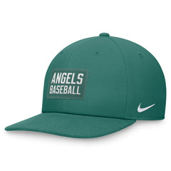 Los Angeles Angels Bicoastal Pro Performance Snapback Hat - Green | Nike