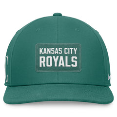Kansas City Royals Bicoastal Pro Performance Snapback Hat - Green | Nike