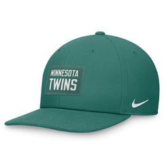 Minnesota Twins Bicoastal Pro Performance Snapback Hat - Green | Nike