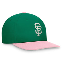 San Francisco Giants Malachite Pro Performance Snapback Hat - Green/Pink | Nike