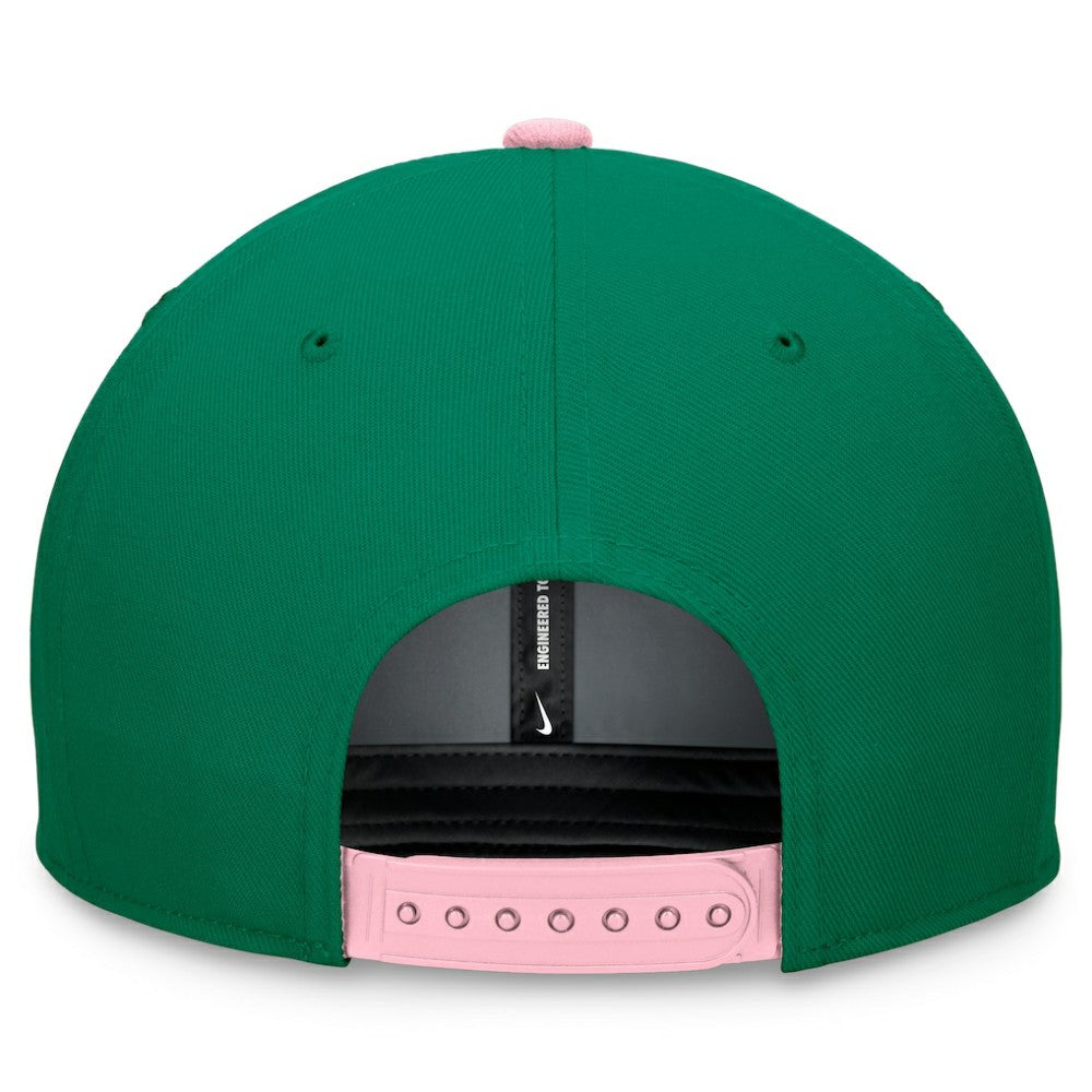 Seattle Mariners Malachite Pro Performance Snapback Hat - Green/Pink | Nike