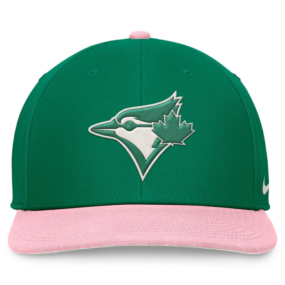 Toronto Blue Jays Malachite Pro Performance Snapback Hat - Green/Pink | Nike
