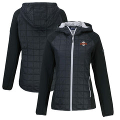 San Francisco Giants Cutter & Buck Women's Cooperstown Collection Rainier Primaloft Eco Full-Zip Hybrid Jacket - Black