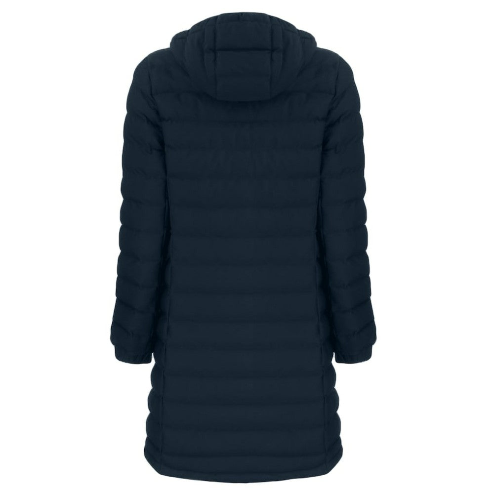 Detroit Tigers Cutter & Buck Women's Mission Ridge Repreve Eco Insulated Full-Zip Long Puffer Jacket - Navy