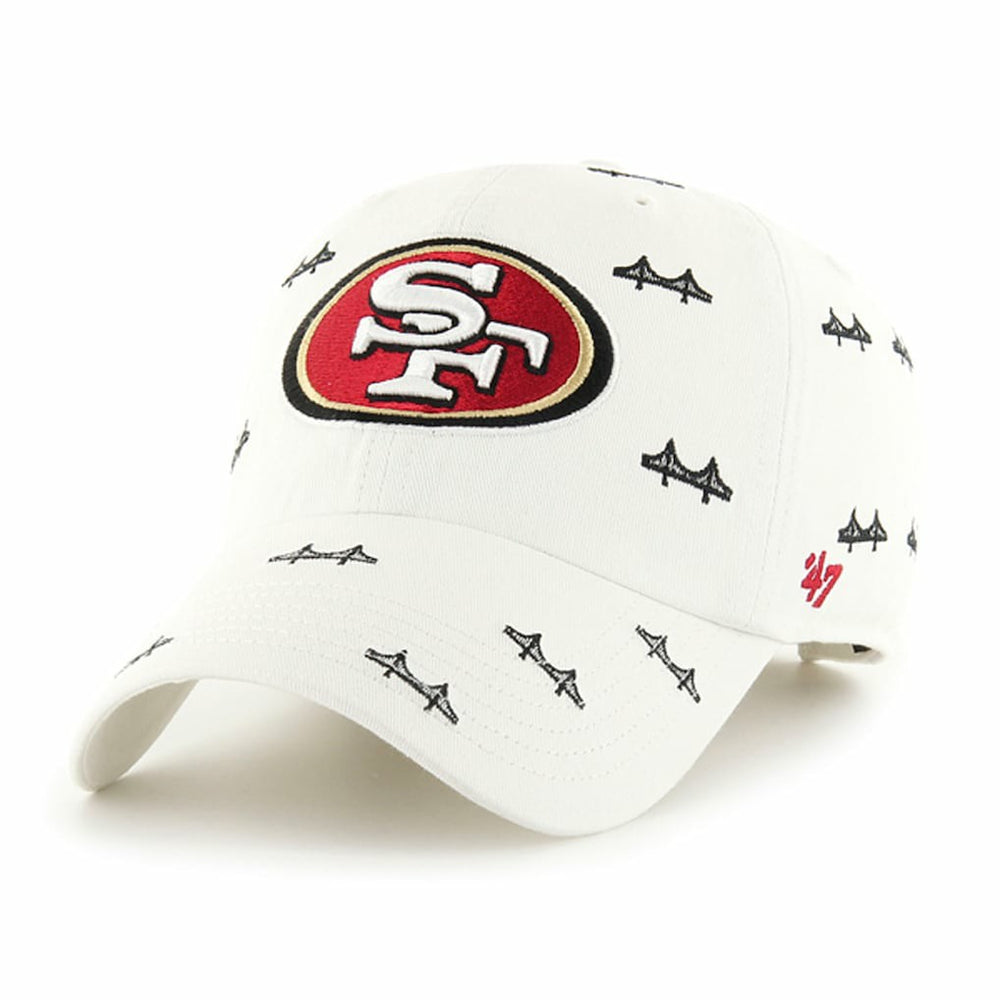 San Francisco 49ers '47 Confetti Clean Up Adjustable Hat - White for sale