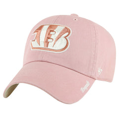 Cincinnati Bengals '47 Women's Ballpark Cheer Dusty Rose Clean Up Adjustable Hat - Pink discount