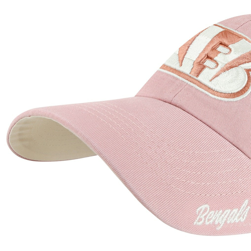 Cincinnati Bengals '47 Women's Ballpark Cheer Dusty Rose Clean Up Adjustable Hat - Pink discount
