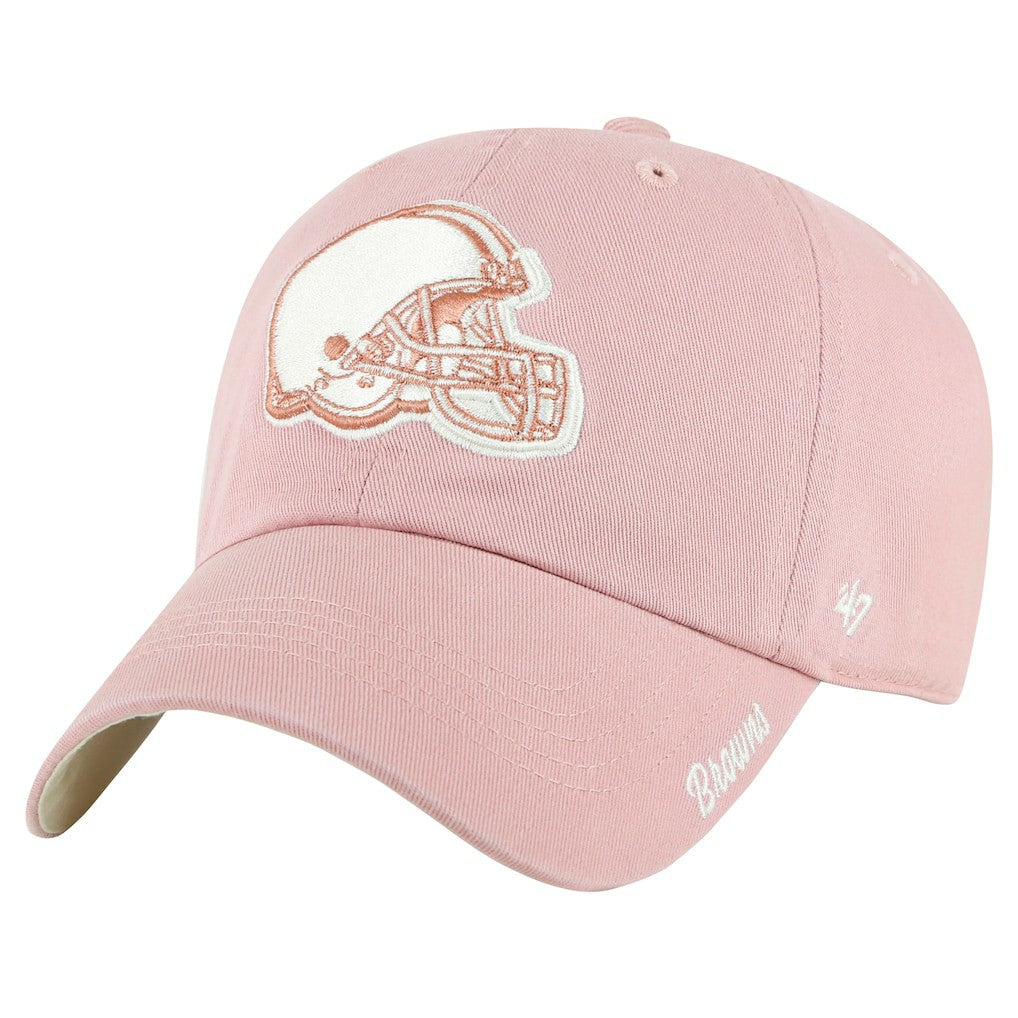 Cleveland Browns '47 Women's Ballpark Cheer Dusty Rose Clean Up Adjustable Hat - Pink online