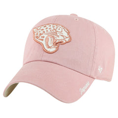 Jacksonville Jaguars '47 Women's Ballpark Cheer Dusty Rose Clean Up Adjustable Hat - Pink on sale