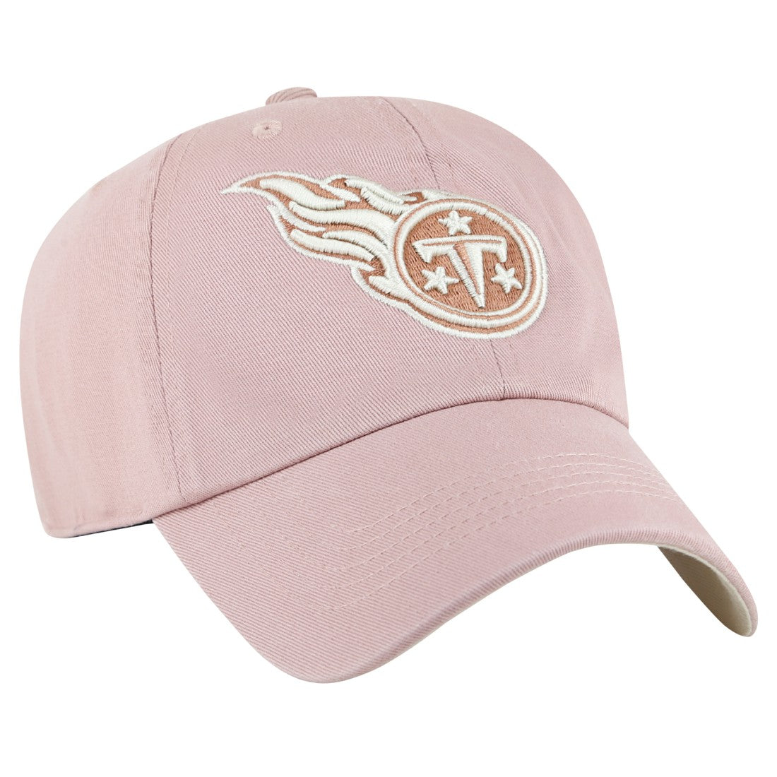 Tennessee Titans '47 Women's Ballpark Cheer Dusty Rose Clean Up Adjustable Hat - Pink on sale