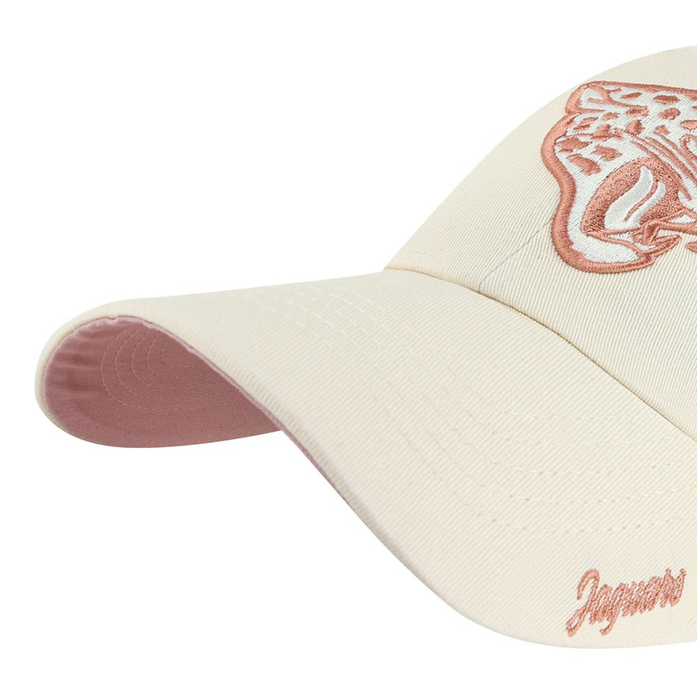 Jacksonville Jaguars '47 Women's Ballpark Cheer Clean Up Adjustable Hat - Natural cheap