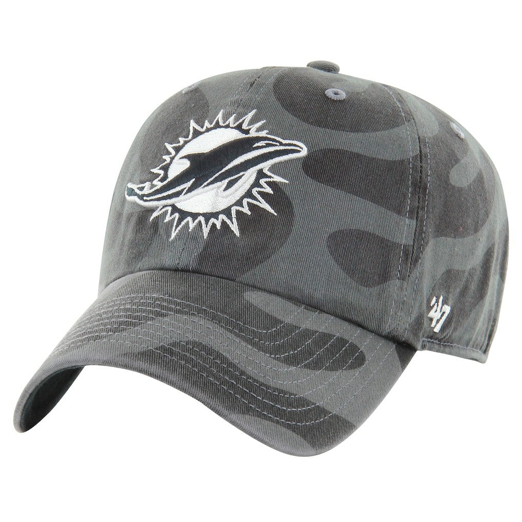 Miami Dolphins '47 Women's Freeform Clean Up Adjustable Hat - Charcoal for sale