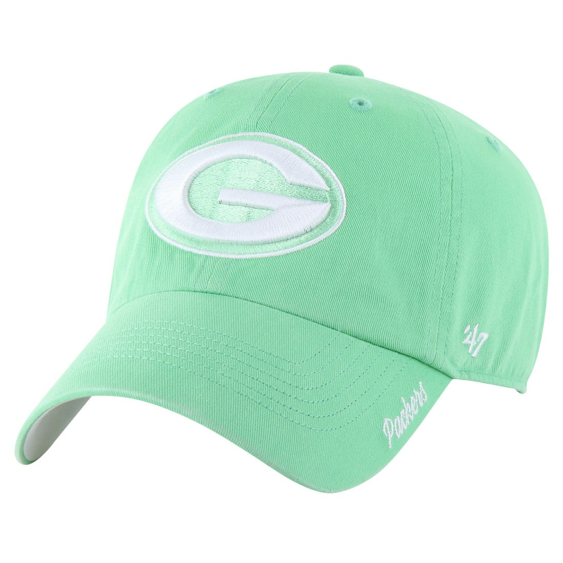 Green Bay Packers '47 Women's Luminance Cheer Clean Up Adjustable Hat - Green sale