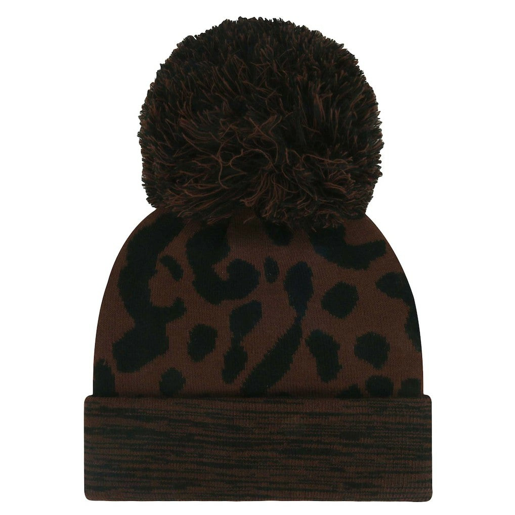 Las Vegas Raiders '47 Women's Cacao Cuffed Knit Hat with Pom - Brown sale