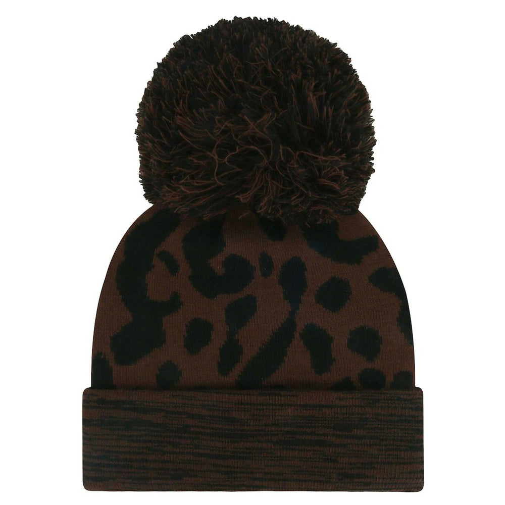 Las Vegas Raiders '47 Women's Cacao Cuffed Knit Hat with Pom - Brown sale