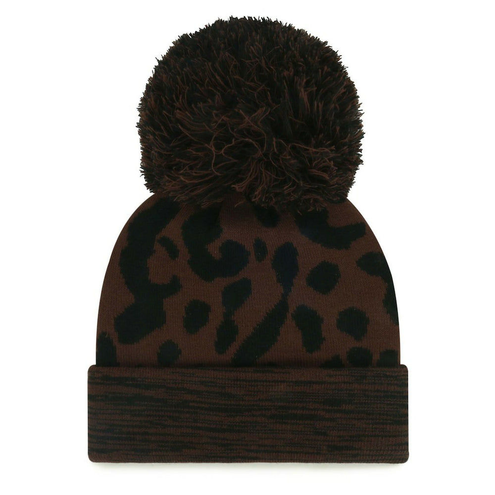 Jacksonville Jaguars '47 Women's Cacao Cuffed Knit Hat with Pom - Brown online