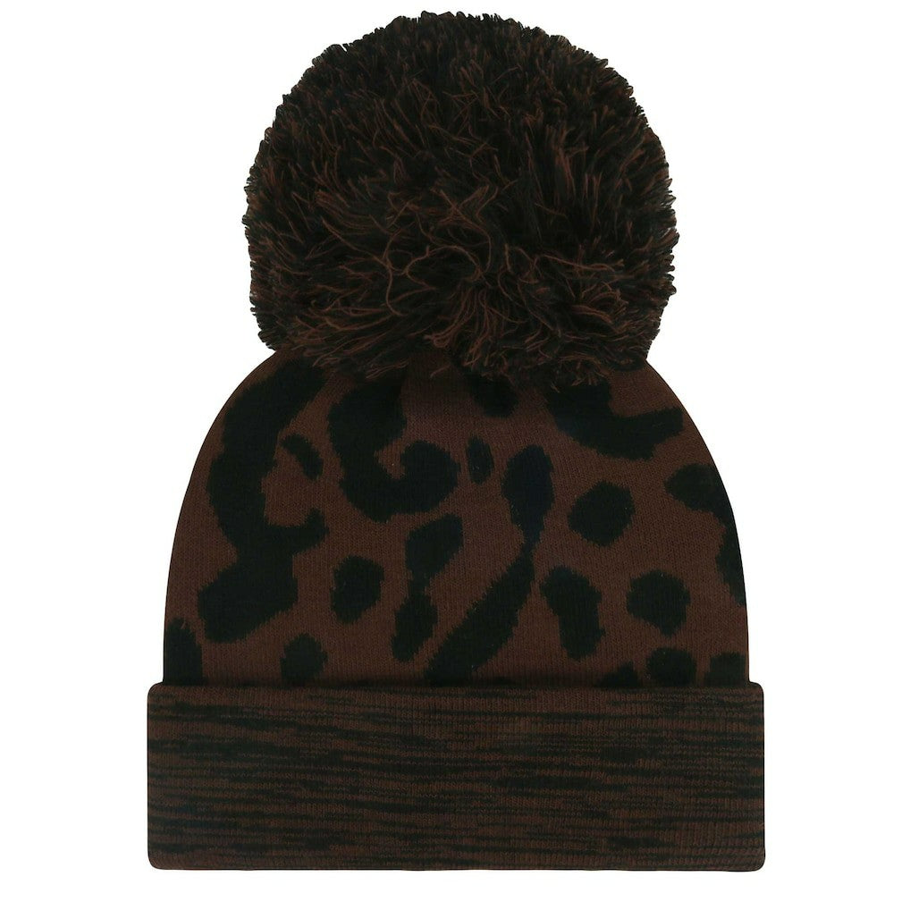 New York Giants '47 Women's Cacao Cuffed Knit Hat with Pom - Brown sale