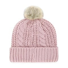 Jacksonville Jaguars '47 Women's Meeko Cuffed Knit Hat with Pom - Dusty Rose on sale