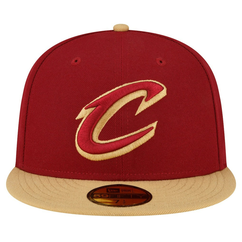 Cleveland Cavaliers 2-Tone 59FIFTY Fitted Hat sale - Wine/Gold | New Era for sale