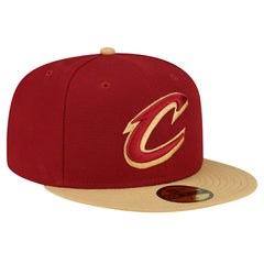 Cleveland Cavaliers 2-Tone 59FIFTY Fitted Hat sale - Wine/Gold | New Era for sale