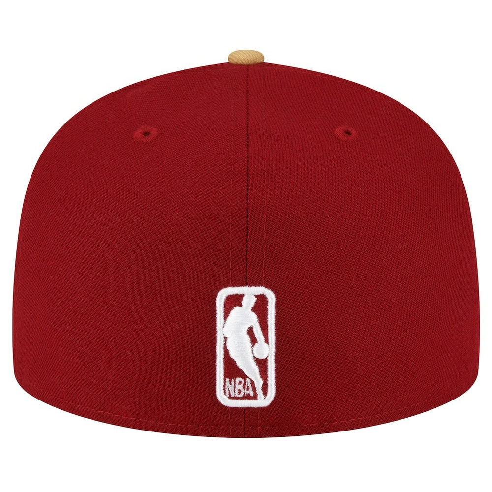 Cleveland Cavaliers 2-Tone 59FIFTY Fitted Hat sale - Wine/Gold | New Era for sale