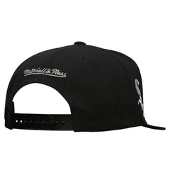Chicago White Sox Team Tagged Snapback Hat - Black | Mitchell & Ness
