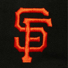 San Francisco Giants Team Tagged Snapback Hat - Black | Mitchell & Ness