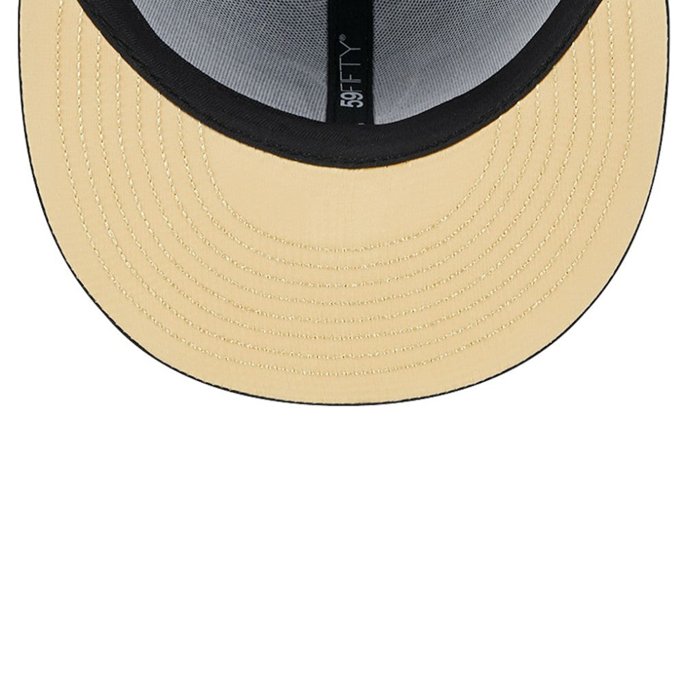 Atlanta Braves 59FIFTY Day Allover Fitted Hat - Black | New Era